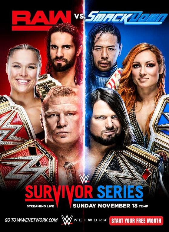 Wwe Svelato Il Poster Di Survivor Series Foto Spazio Wrestling