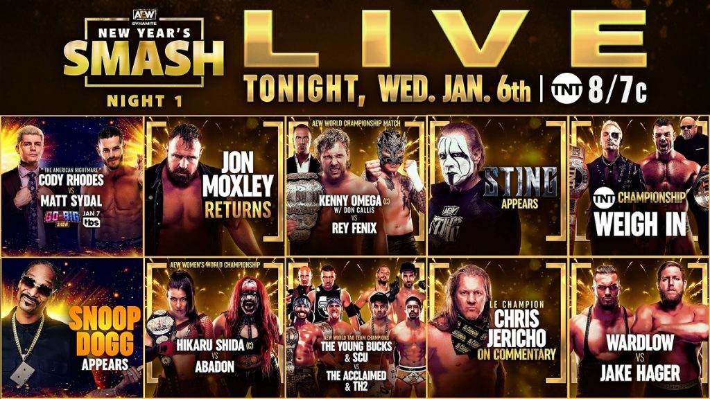 AEW Risultati AEW Dynamite “New Year’s Smash” Night 1 Spazio Wrestling