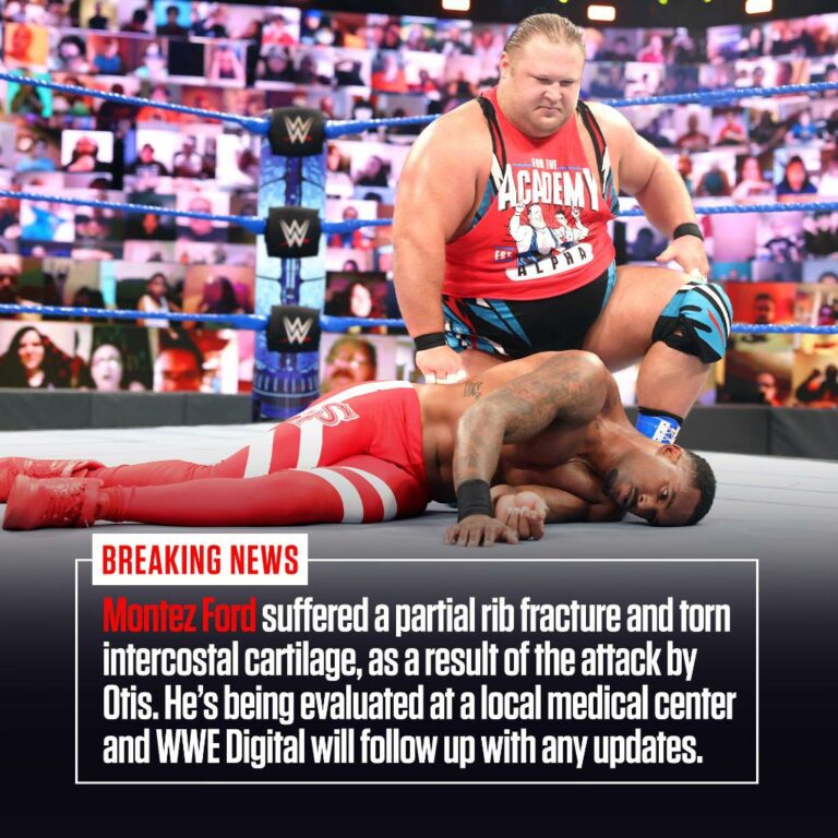 WWE: Grave infortunio per Montez Ford durante Smackdown (11 giugno) 85258-1-768x768