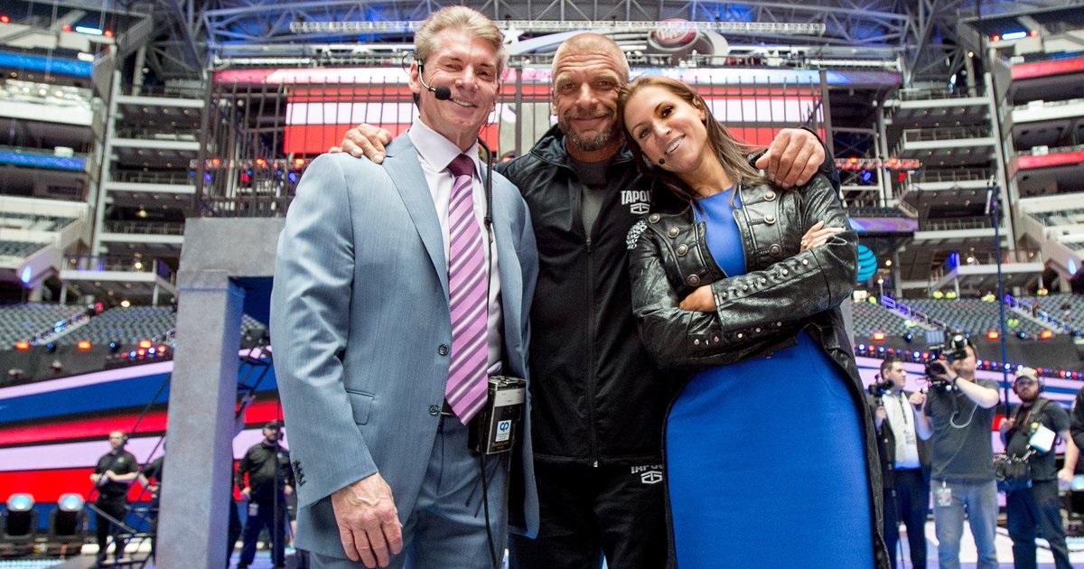 Vince McMahon Triple H Stephanie McMahon