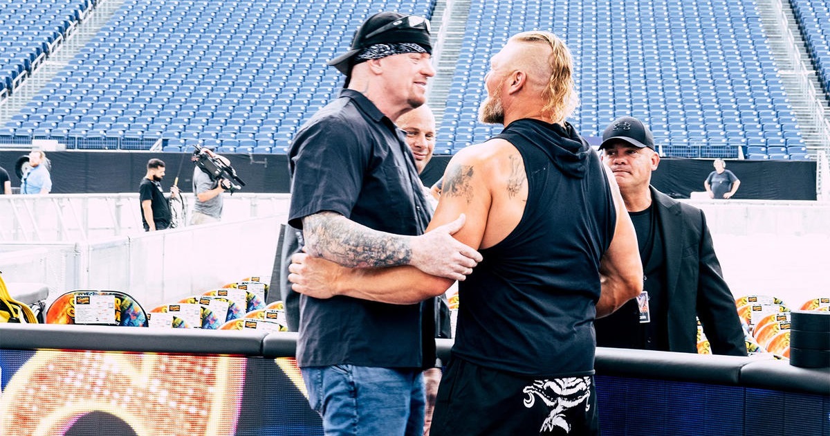 The Undertaker Brock Lesnar