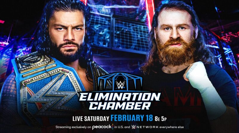 Elimination Chamber 2023 Roman Reigns Sami Zayn