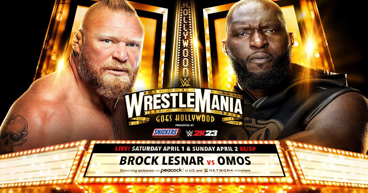 WrestleMania 39 Brock Lesnar Omos