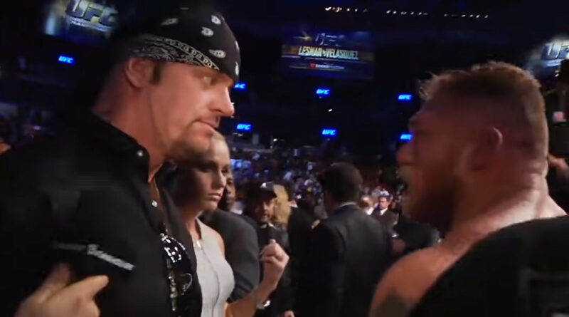 Brock Lesnar The Undertaker UFC