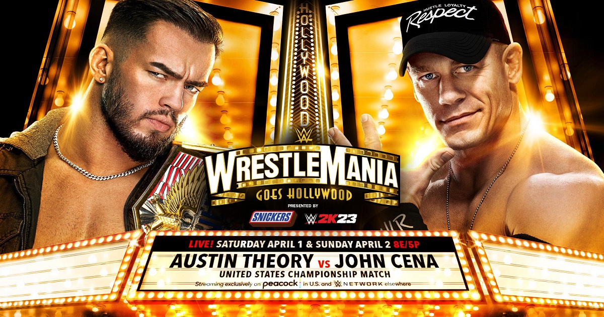 WrestleMania 39 Austin Theory John Cena
