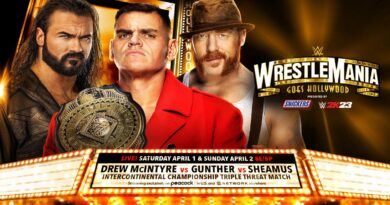 WrestleMania 39 Drew McIntyre Gunther Sheamus