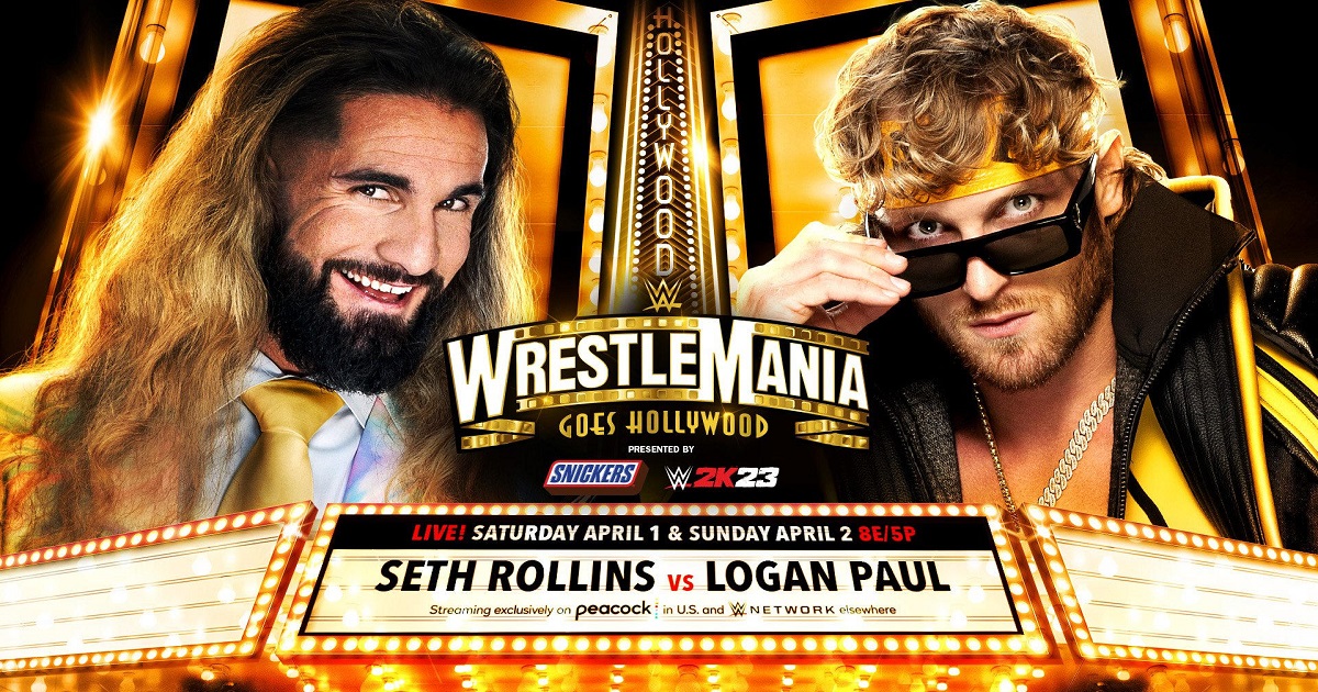 WrestleMania 39 Seth Rollins Logan Paul