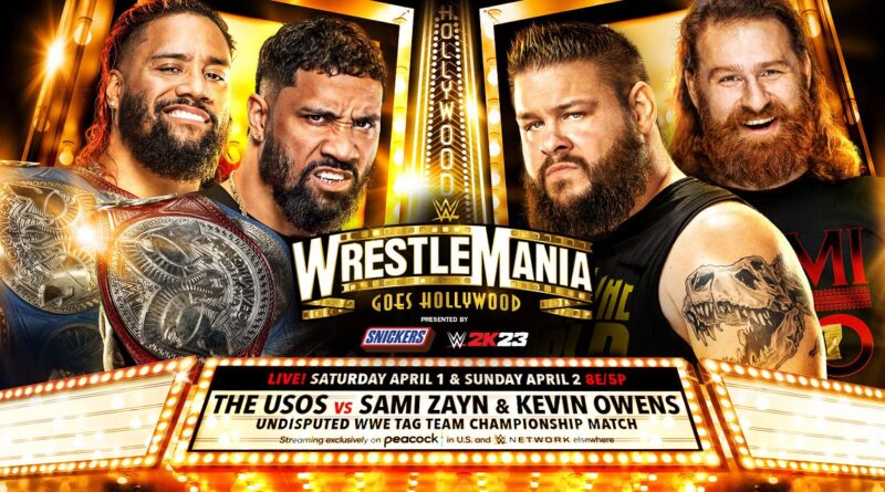 WrestleMania 39 The Usos Sami Zayn Kevin Owens