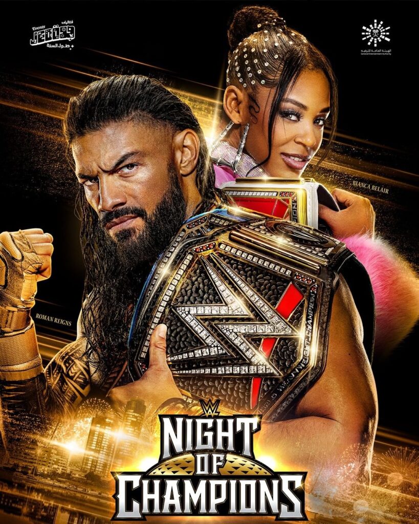 WWE Rivelato il poster ufficiale di Night of Champions 2023 (FOTO