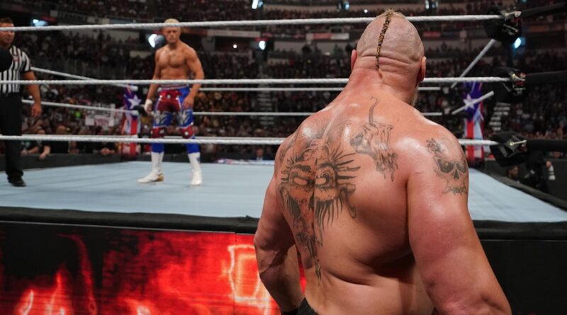 Brock Lesnar Cody Rhodes