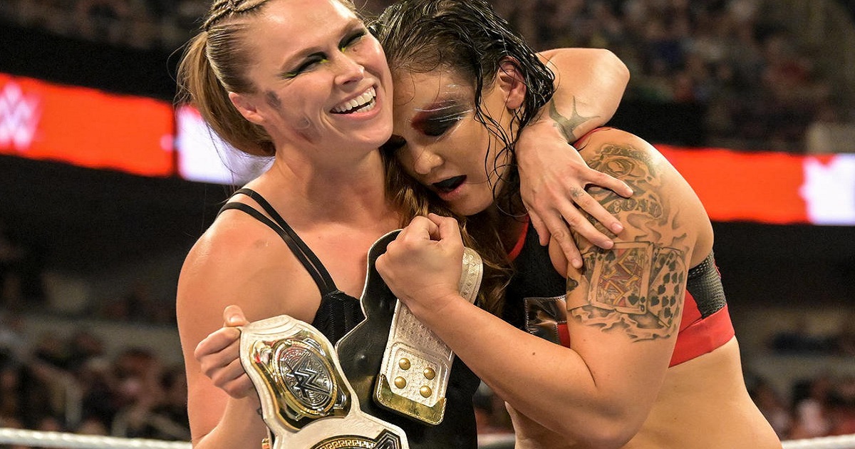 Shayna Baszler Ronda Rousey