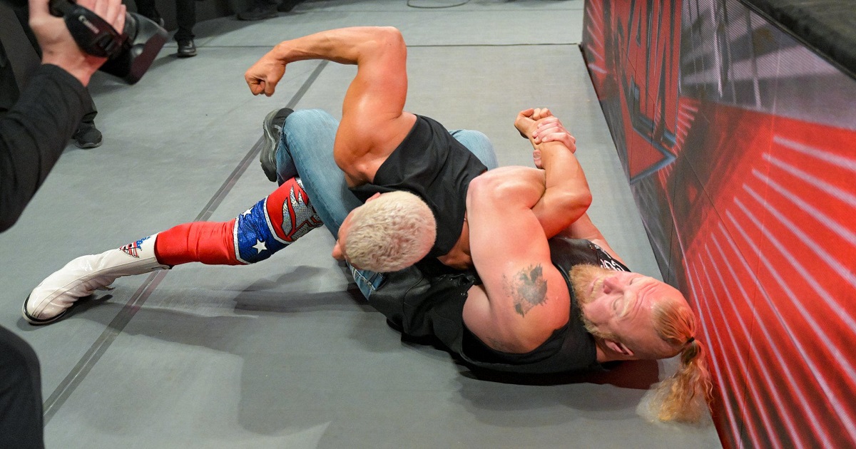 Brock Lesnar Cody Rhodes