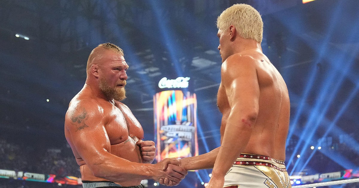 Brock Lesnar Cody Rhodes