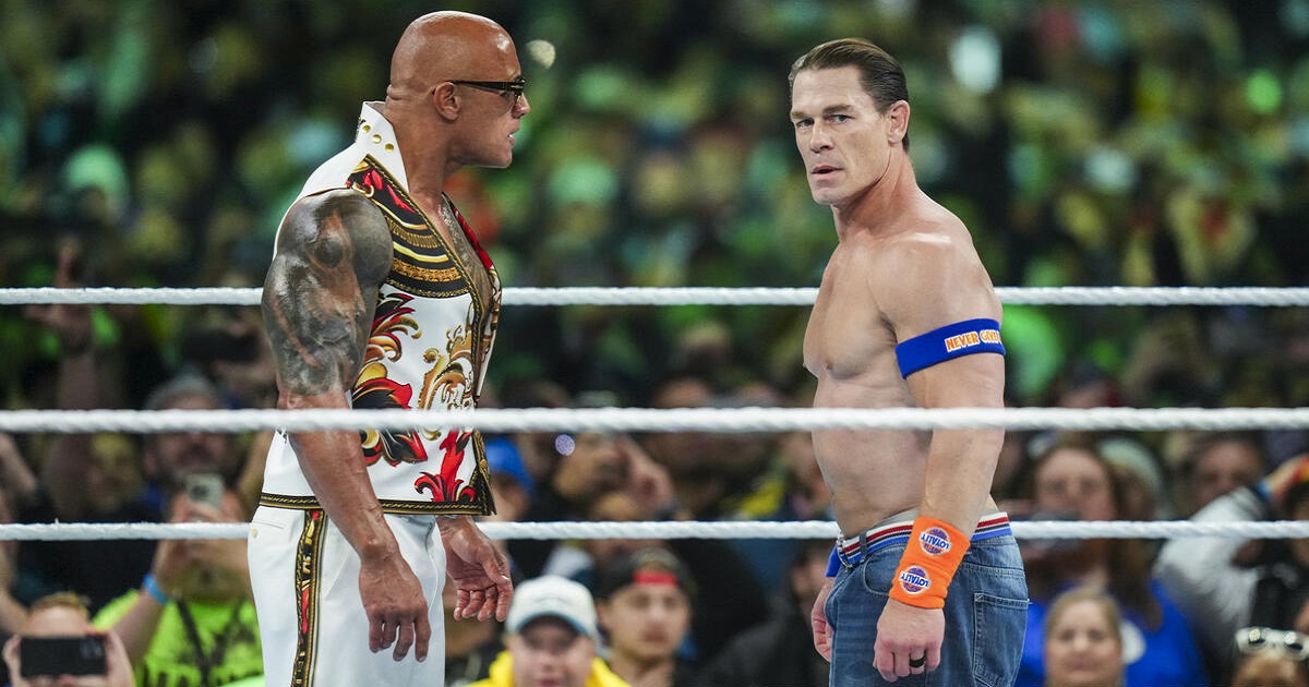 The Rock John Cena