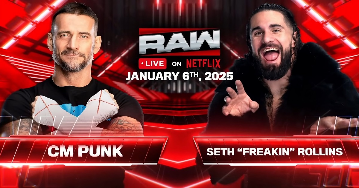 CM Punk Seth Rollins Raw Netflix