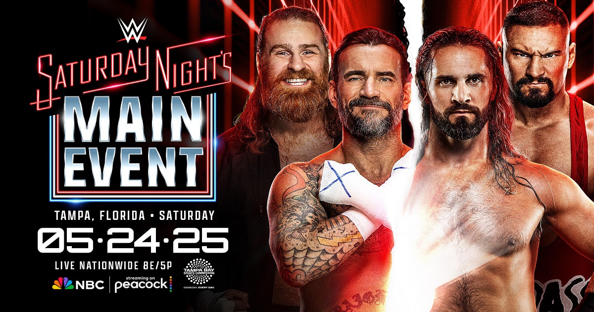Saturday Night's Main Event CM Punk Sami Zayn Seth Rollins Bron Breakker