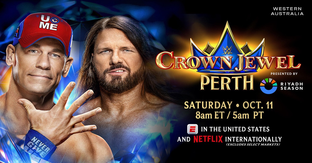Crown Jewel 2025 John Cena AJ Styles