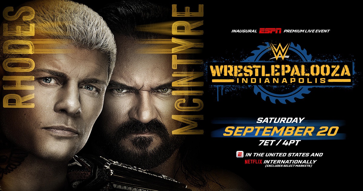 Wrestlepalooza 2025 Cody Rhodes Drew McIntyre