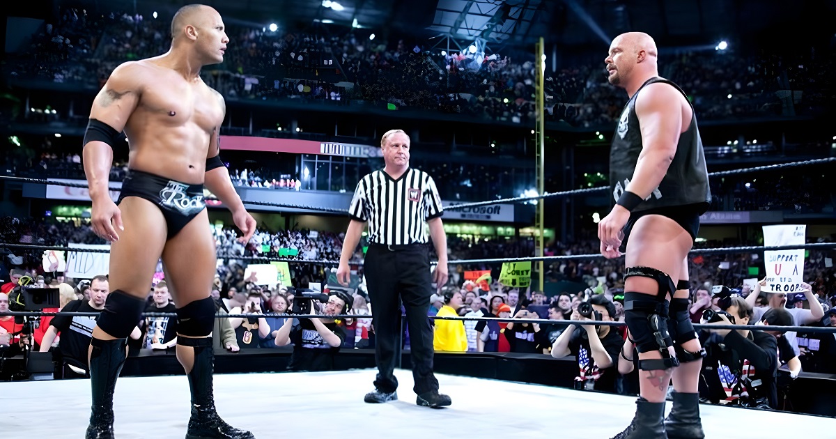 The Rock Steve Austin
