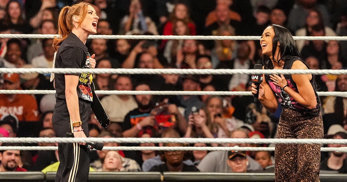 Becky Lynch AJ Lee