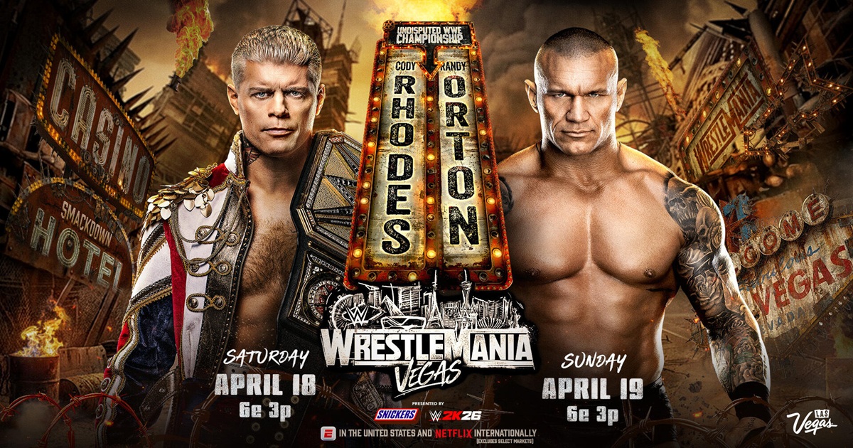 WrestleMania 42 Cody Rhodes Randy Orton