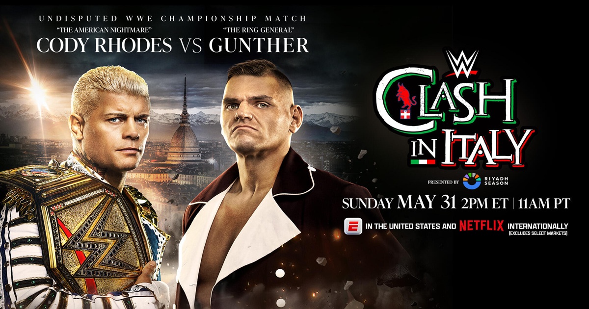 Clash in Italy 2026 Cody Rhodes Gunther