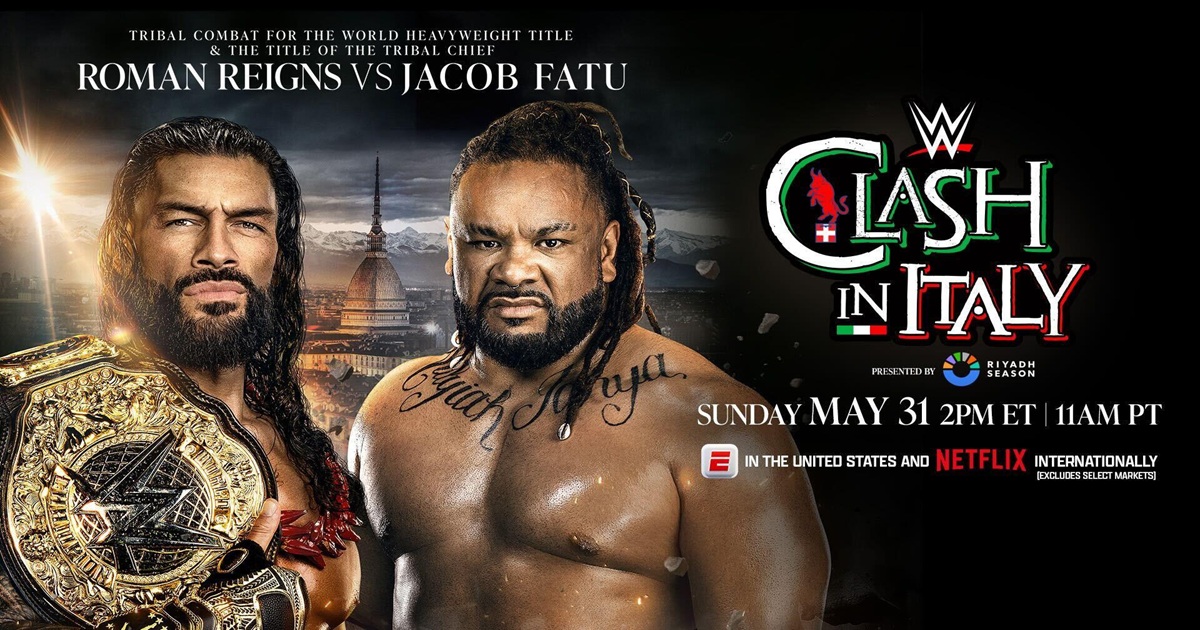 Clash in Italy 2026 Roman Reigns Jacob Fatu