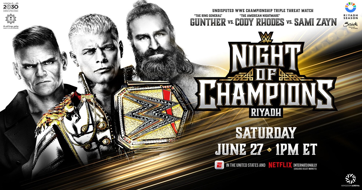 Cody Rhodes Gunther Sami Zayn Night of Champions 2026