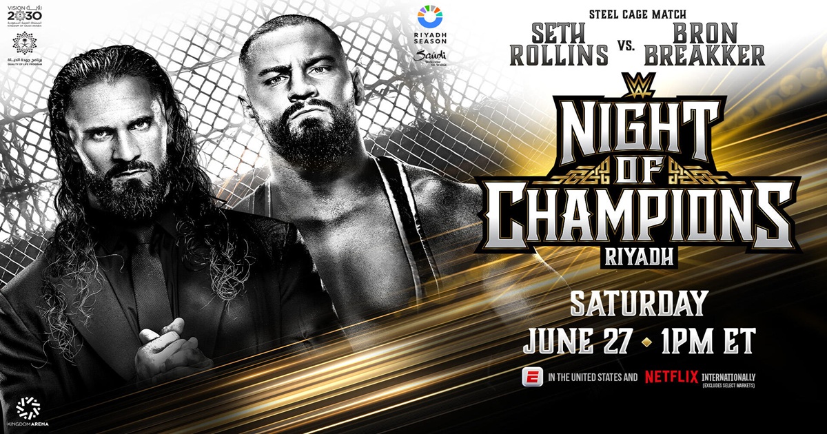 Night of Champions 2026 Seth Rollins Bron Breakker