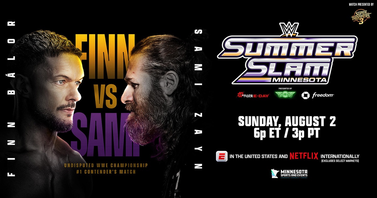 SummerSlam 2026 Finn Balor Sami Zayn